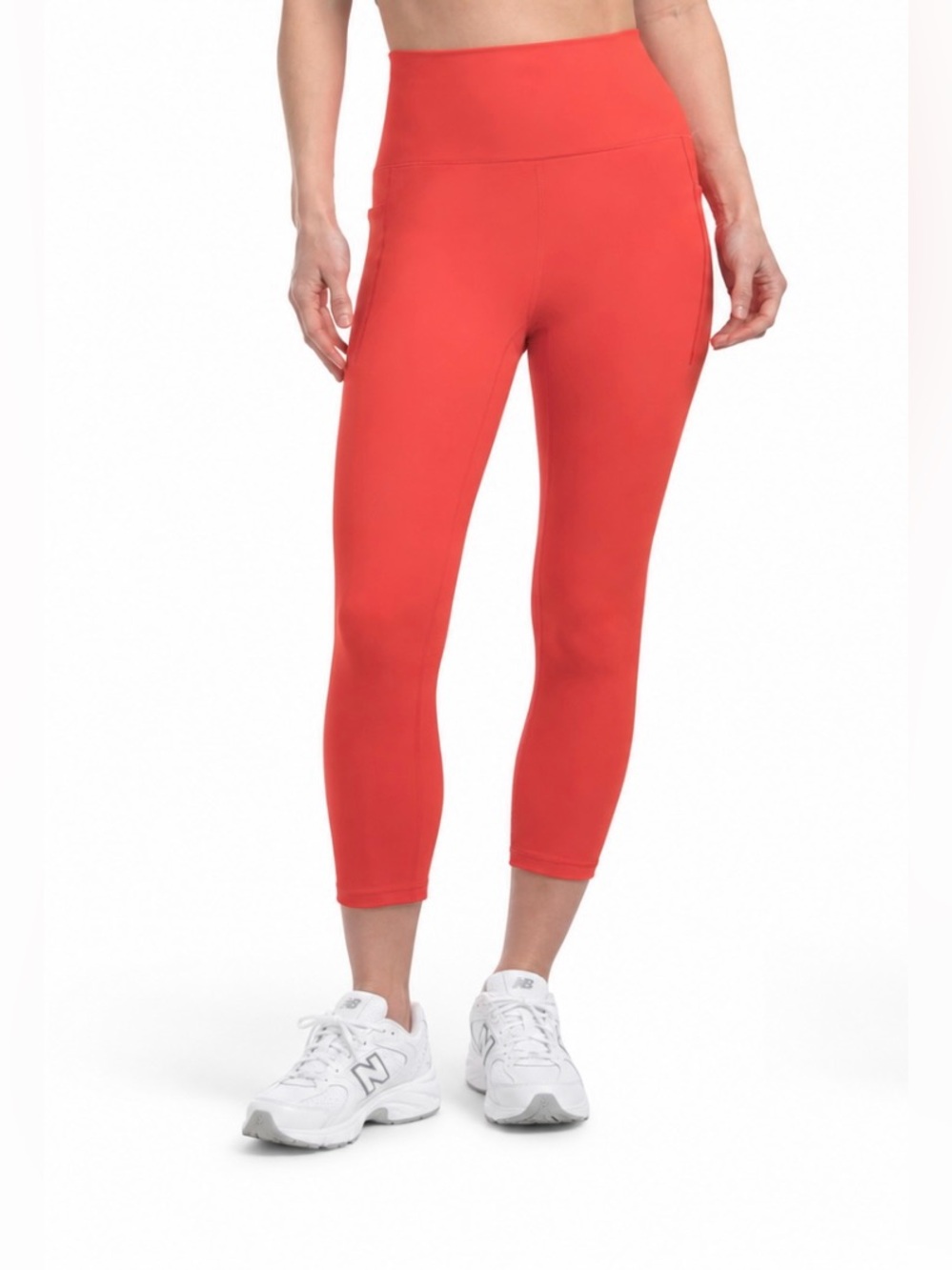 Spyder High-Rise Coral Capri Leggings